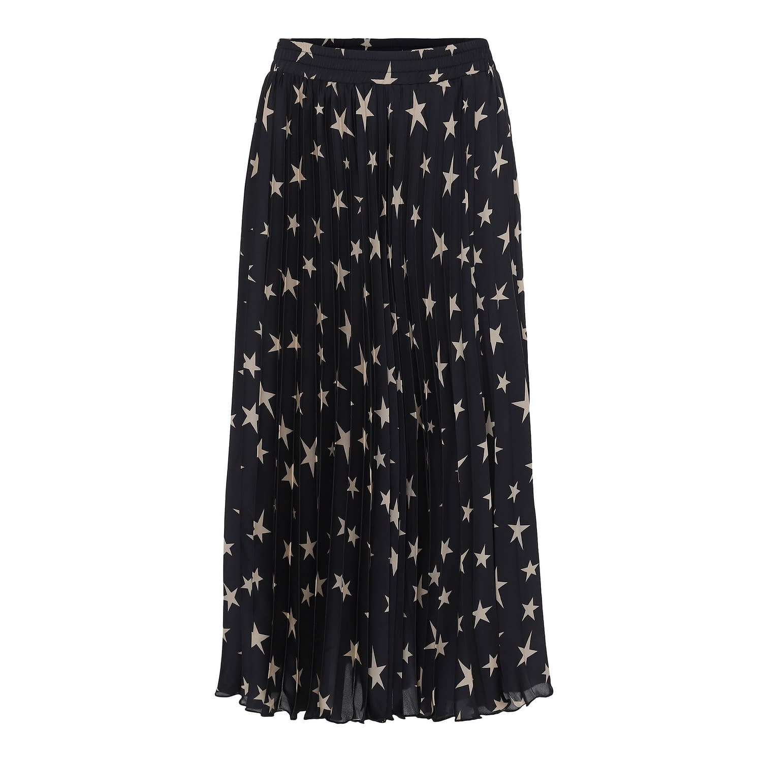 star pleated skirt